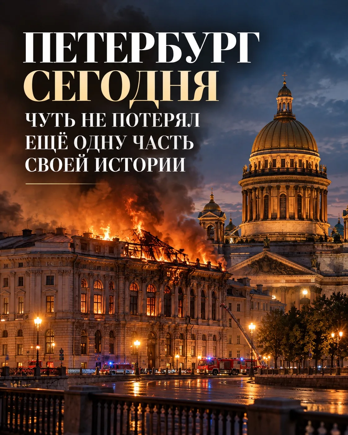 Петербург сегодня чуть не потерял ещё одну часть своей истории.💔
