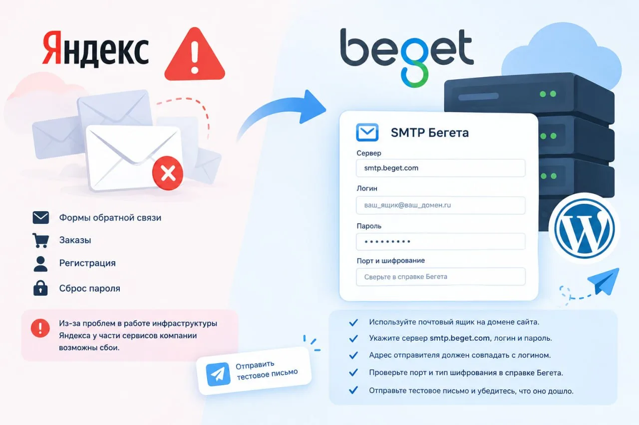 Из-за проблем в работе инфраструктуры Яндекса у части сервисов компании возможны сбои. ...