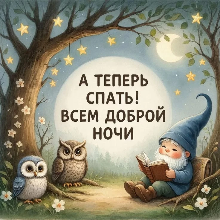 Спокойной ночи!😴