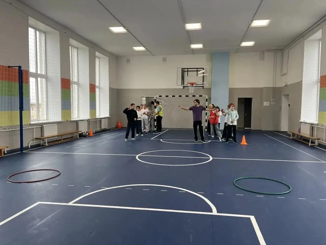 Вчера под руководством Бойкова Евгения Евгеньевича в школе состоялись спортивные эстафе...