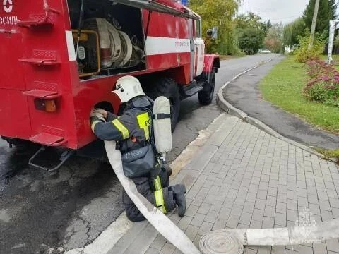 🚒 Пожарные Новосиля проверили готовность к ЧС в школе искусств