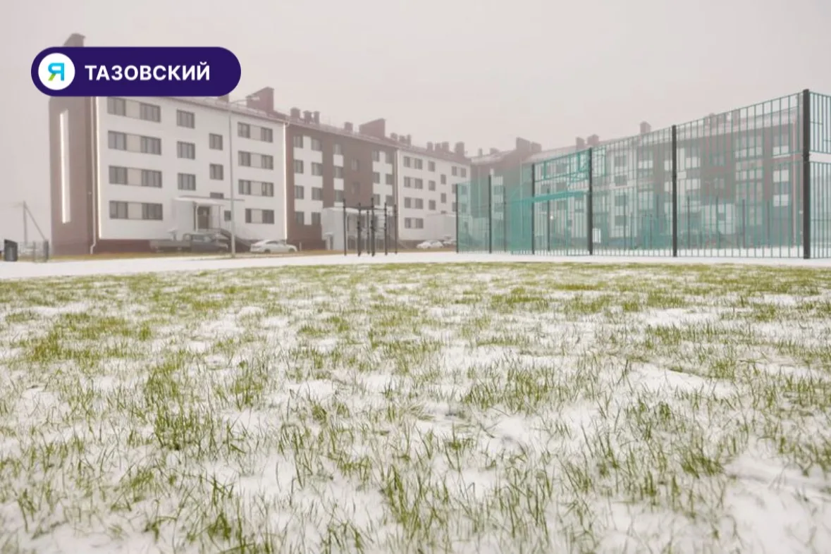 ❄️ Тазовский встретил первый снег