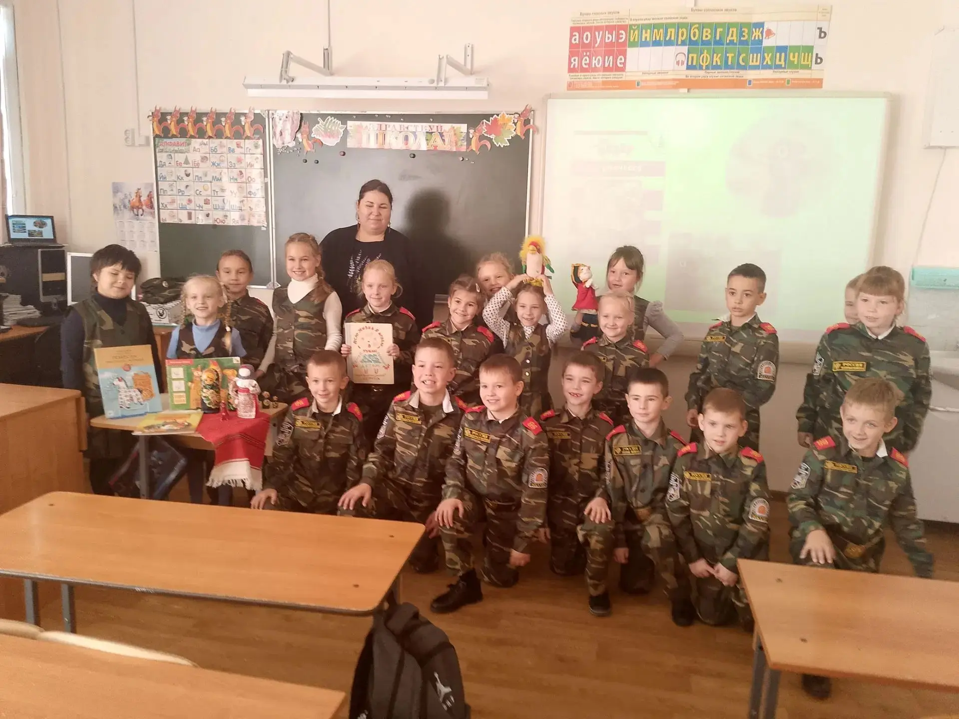 1К класс принял участие в мероприятии "Слава русской игрушке". Ребята узнали историю во...