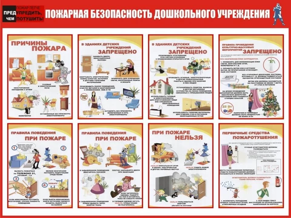детского учреждения, что горит и кто сообщает.