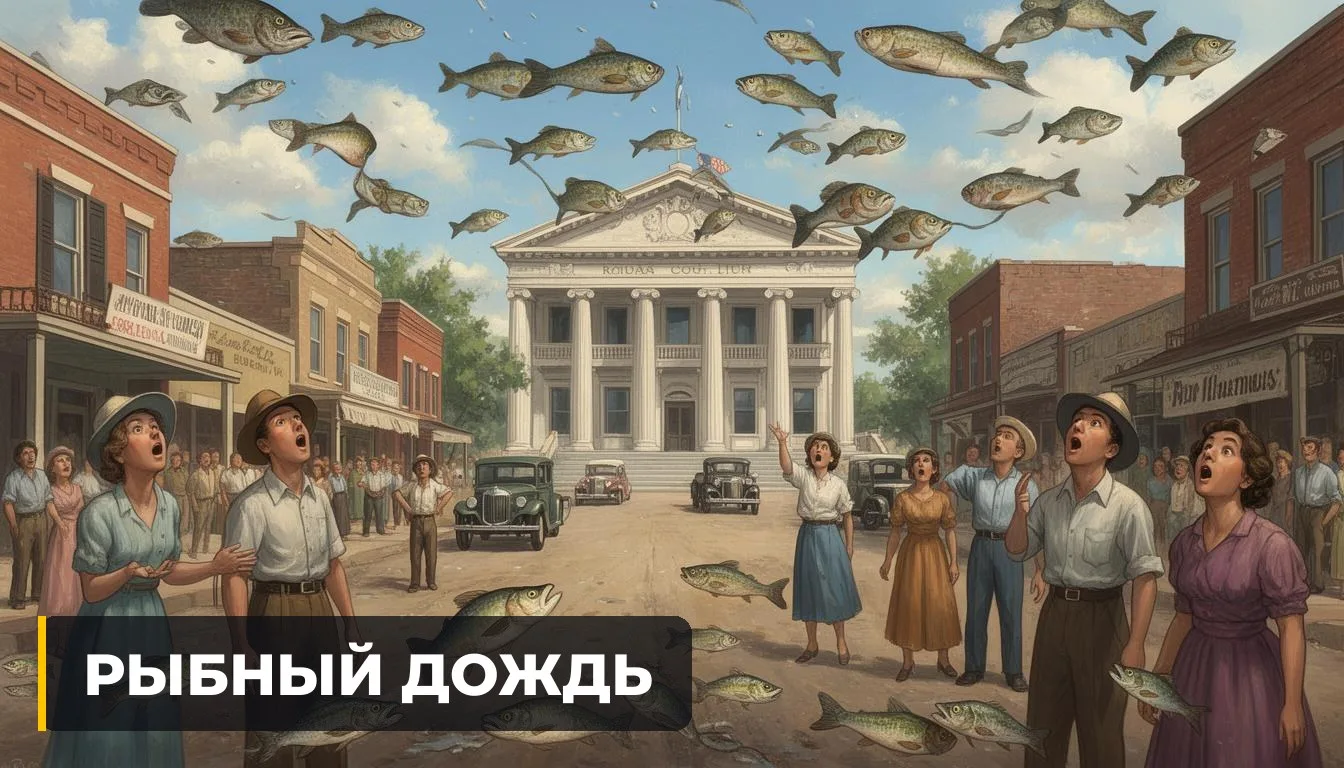 🇺🇸 ОКУНИ И ПЕСКАРИ ПОСЫПАЛИСЬ С НЕБА НАД ЛУИЗИАНОЙ