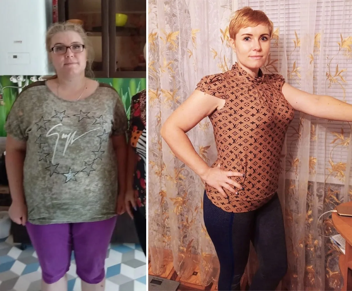 Наша подписчица Олеся прислала свои фото до и после. Вот, что она пишет: