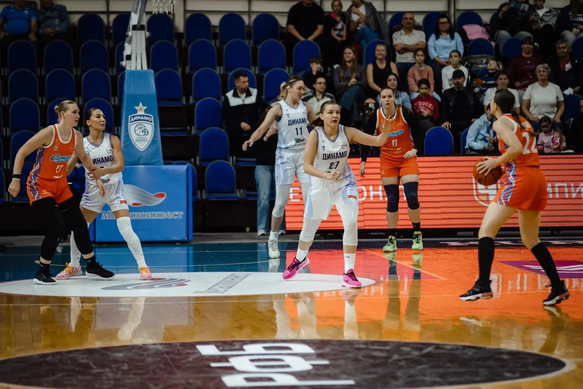 🏀Баскетболистки "Динамо" провели первый домашний матч нового сезона Премьер-лиги