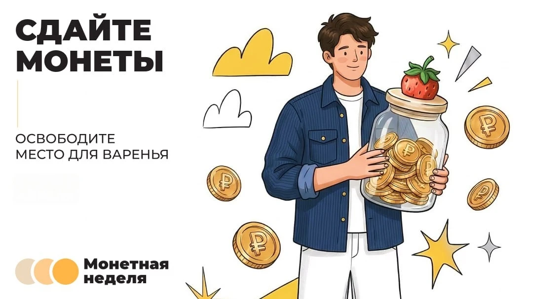 Монетами можно будет расплатиться через банк