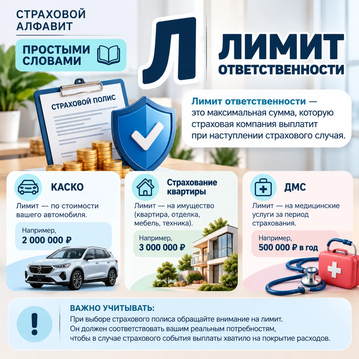 📚 ПРОСТЫМИ СЛОВАМИ: Л — ЛИМИТ ОТВЕТСТВЕННОСТИ
