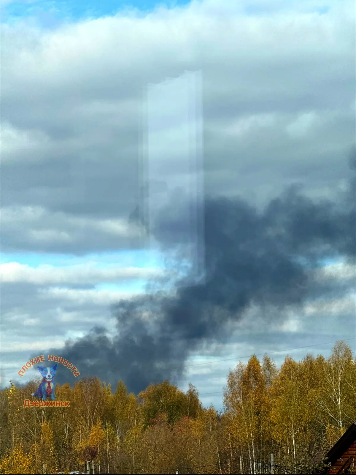 Пожар в промзоне Дзержинска