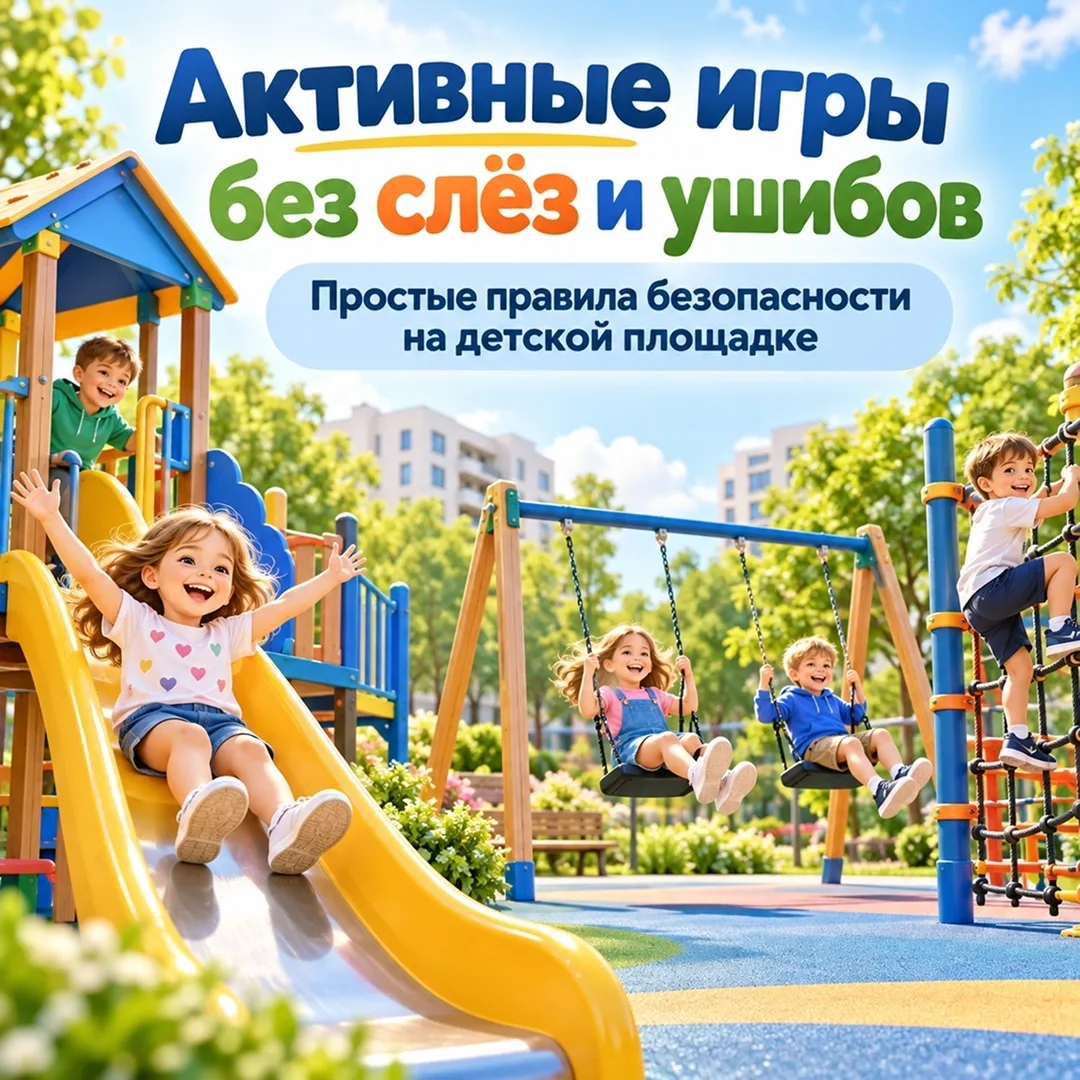 Активные игры — это радость, смех и море энергии! Но чтобы веселье не омрачилось слезам...