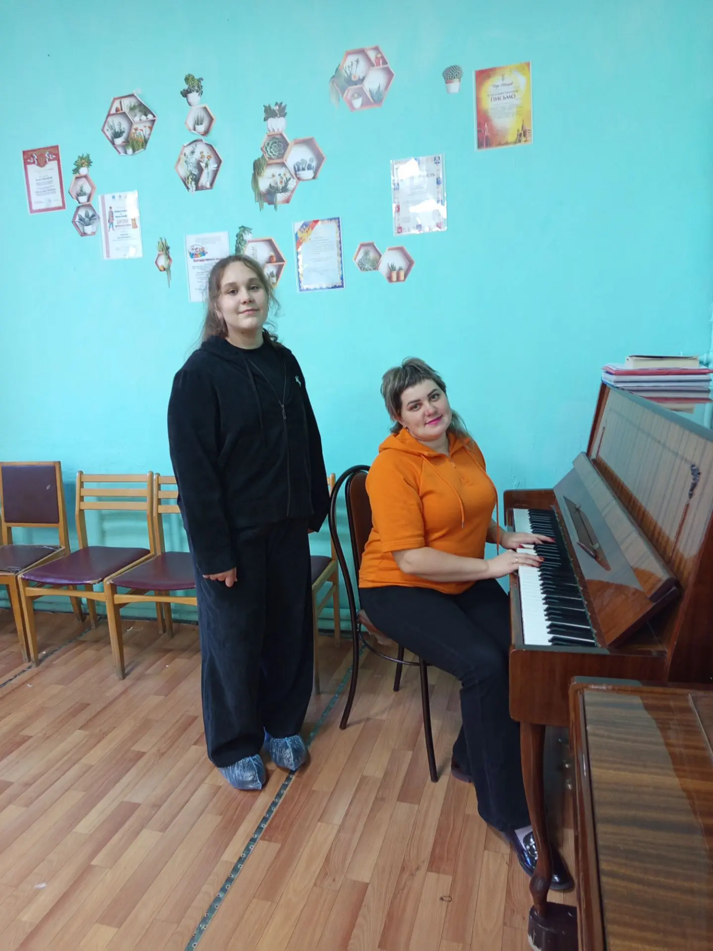 На уроке сольного пения