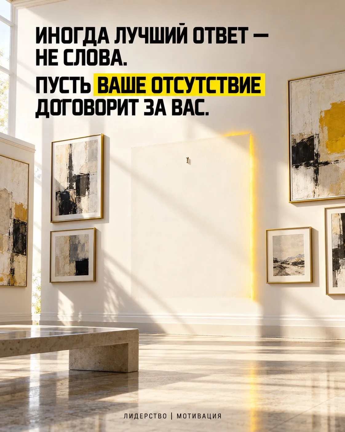 Иногда ваш уход объясняет человеку вашу ценность лучше любых слов.