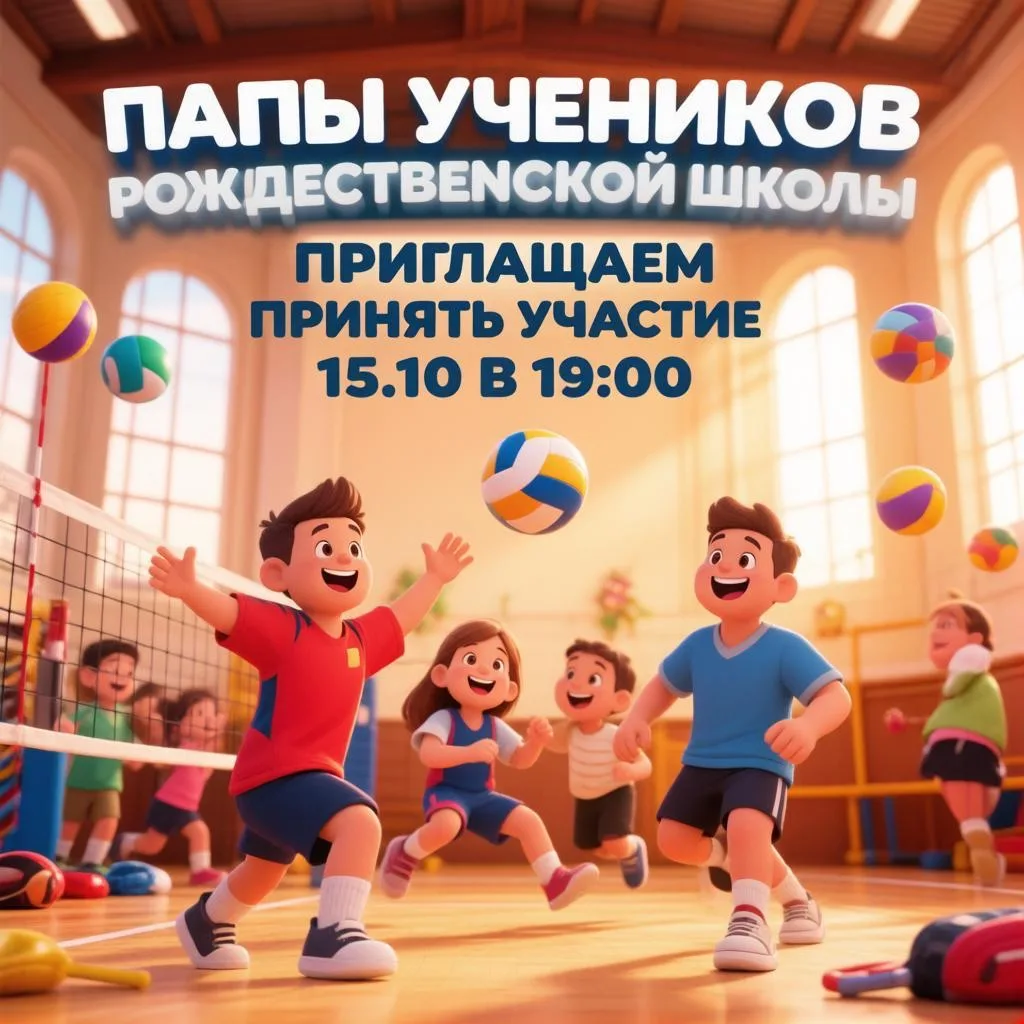 🏐 ОТЦЫ ПРОТИВ ДЕТЕЙ: ВОЛЕЙБОЛЬНЫЙ МАТЧ