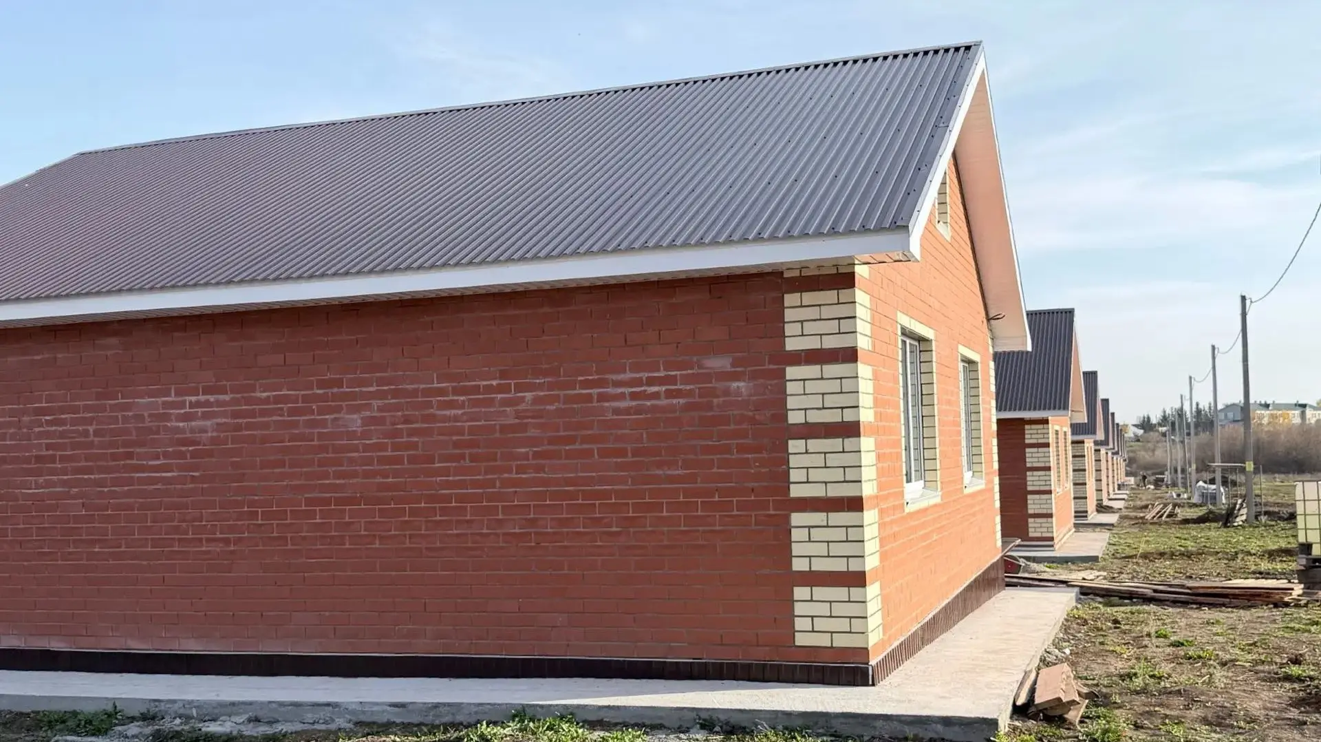 🏠 В селе Старое Чурилино строят малоэтажный жилой комплекс для аграриев.