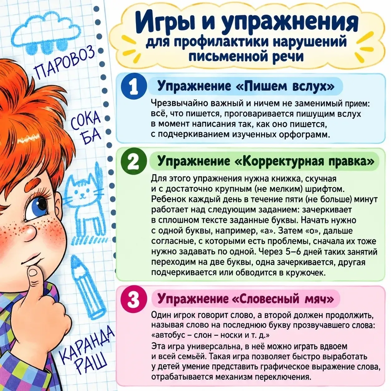 Советы учителя-логопеда. Профилактика дисграфии.