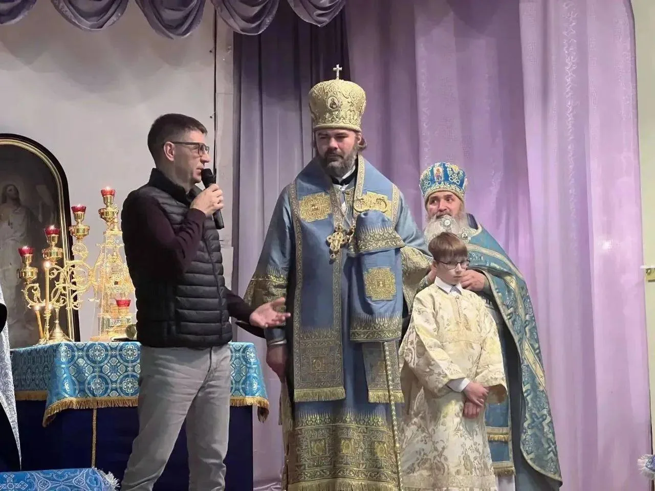 В Покровском соборе совершили литургию