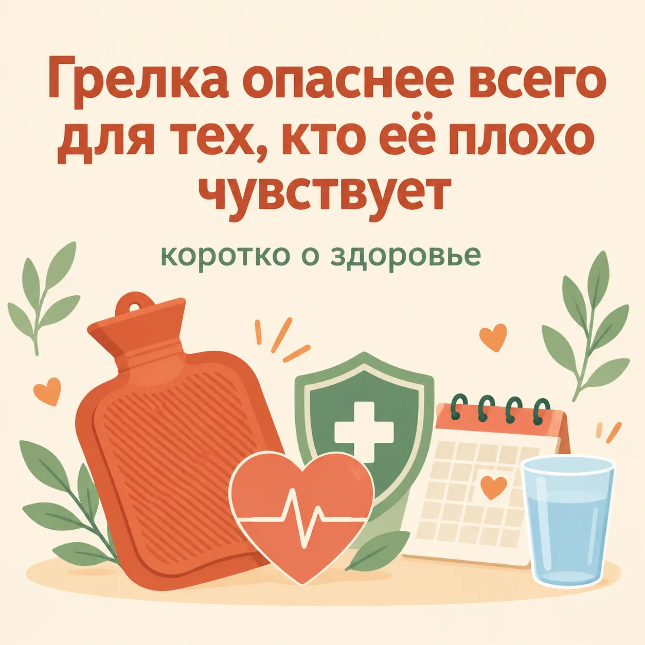 🔌 Грелка опаснее всего для тех, кто её плохо чувствует