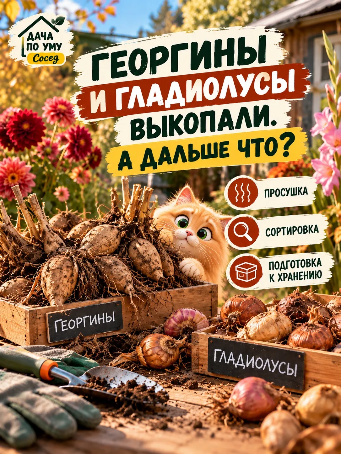 Самая частая ошибка после выкопки — решить, что главное уже сделано. Выкопали клубни и ...