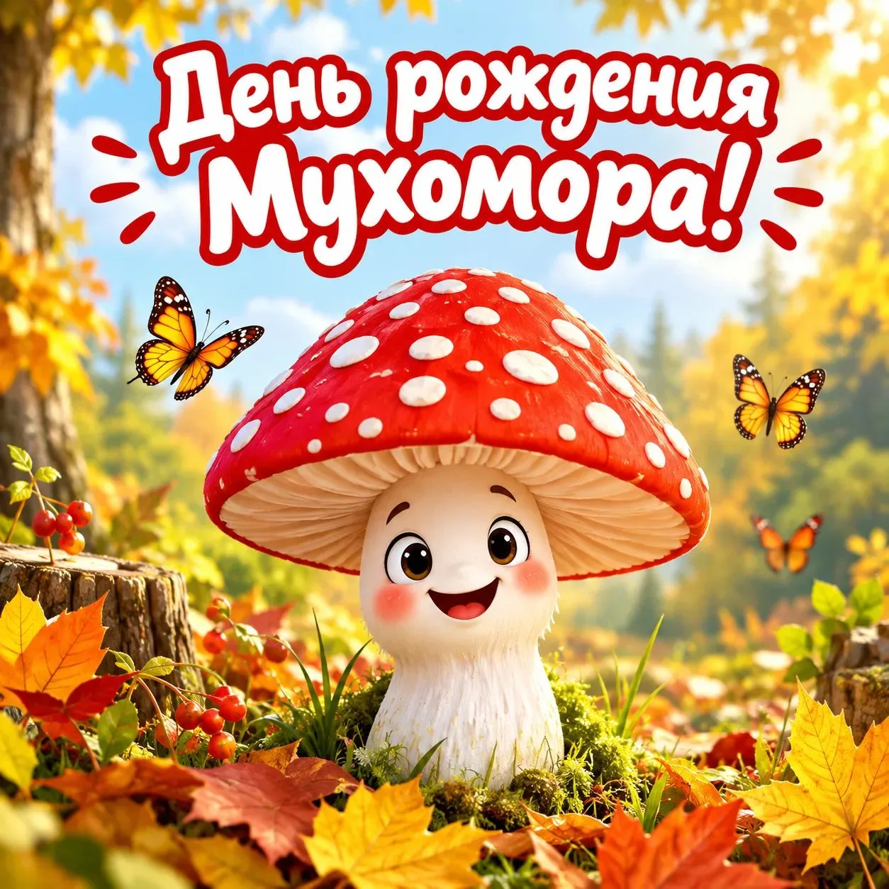 День рождения мухомора! 🍄