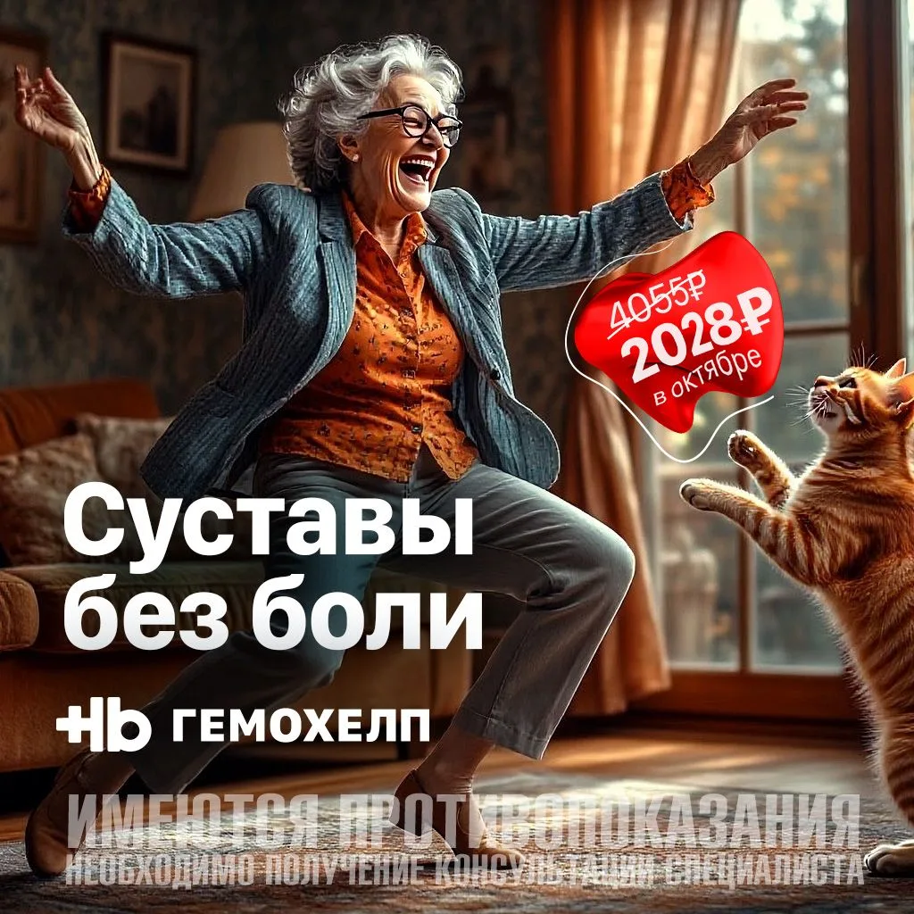 Акция «Суставы без боли» со скидкой 50%