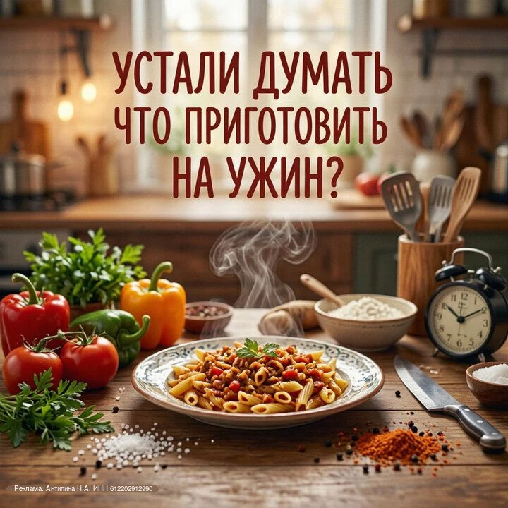Устали думать, что приготовить на ужин? 🍳