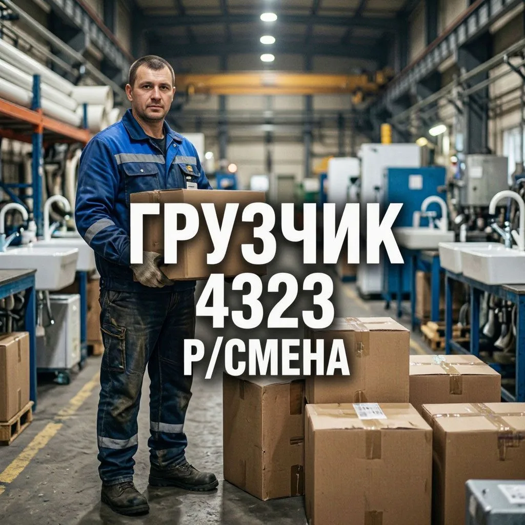 Приглашаем Грузчиков на производство сантехники!