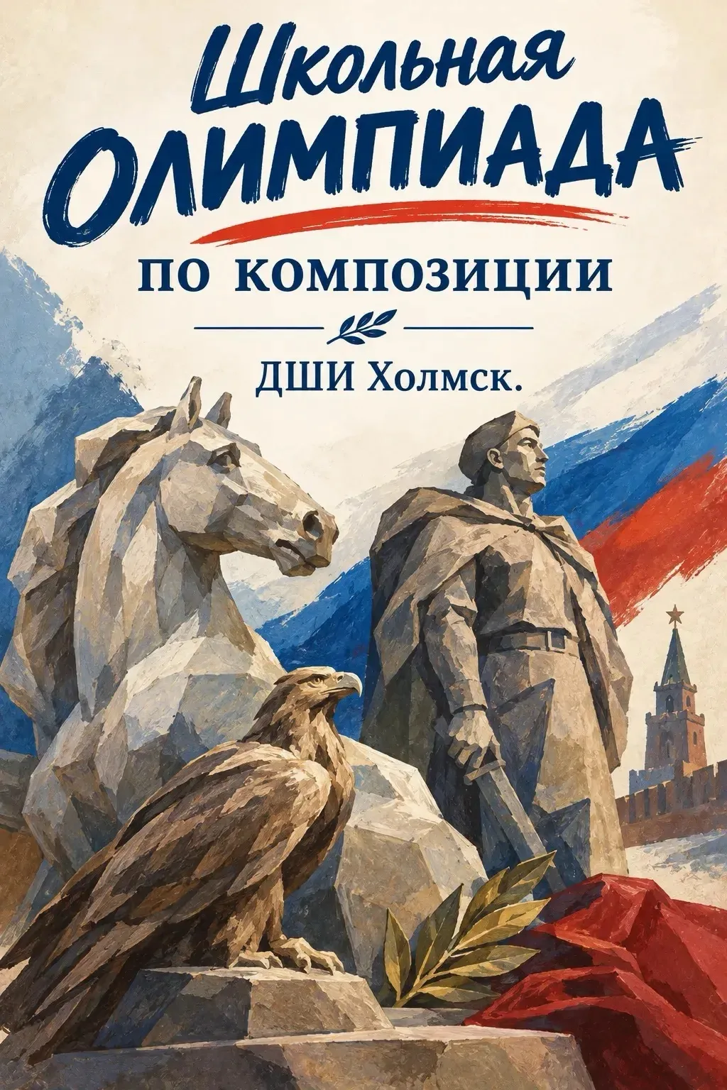 🎨✨ В Детской школе искусств города Хомска стартовала олимпиада по композиции! ✨🎨
