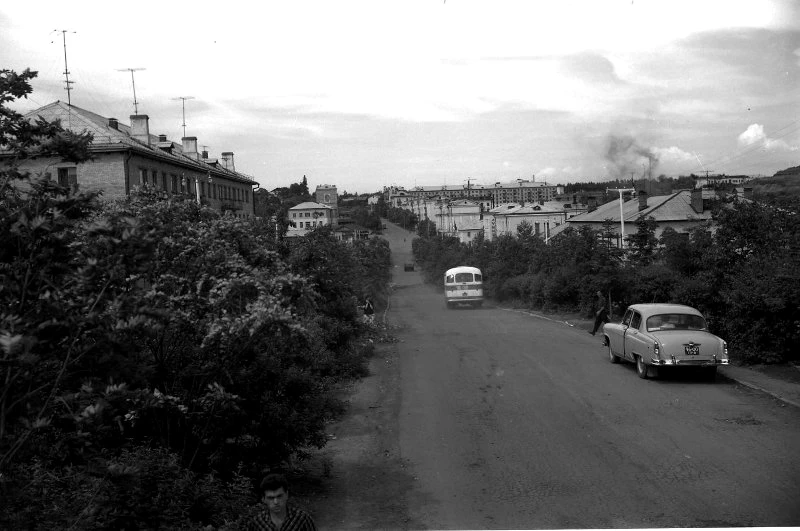 Улица Ленинская в Сучане, 1965 год