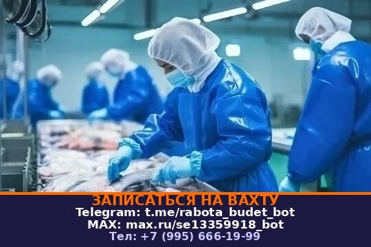 **Должность:** Упаковщик, разнорабочий на производстве морепродуктов.