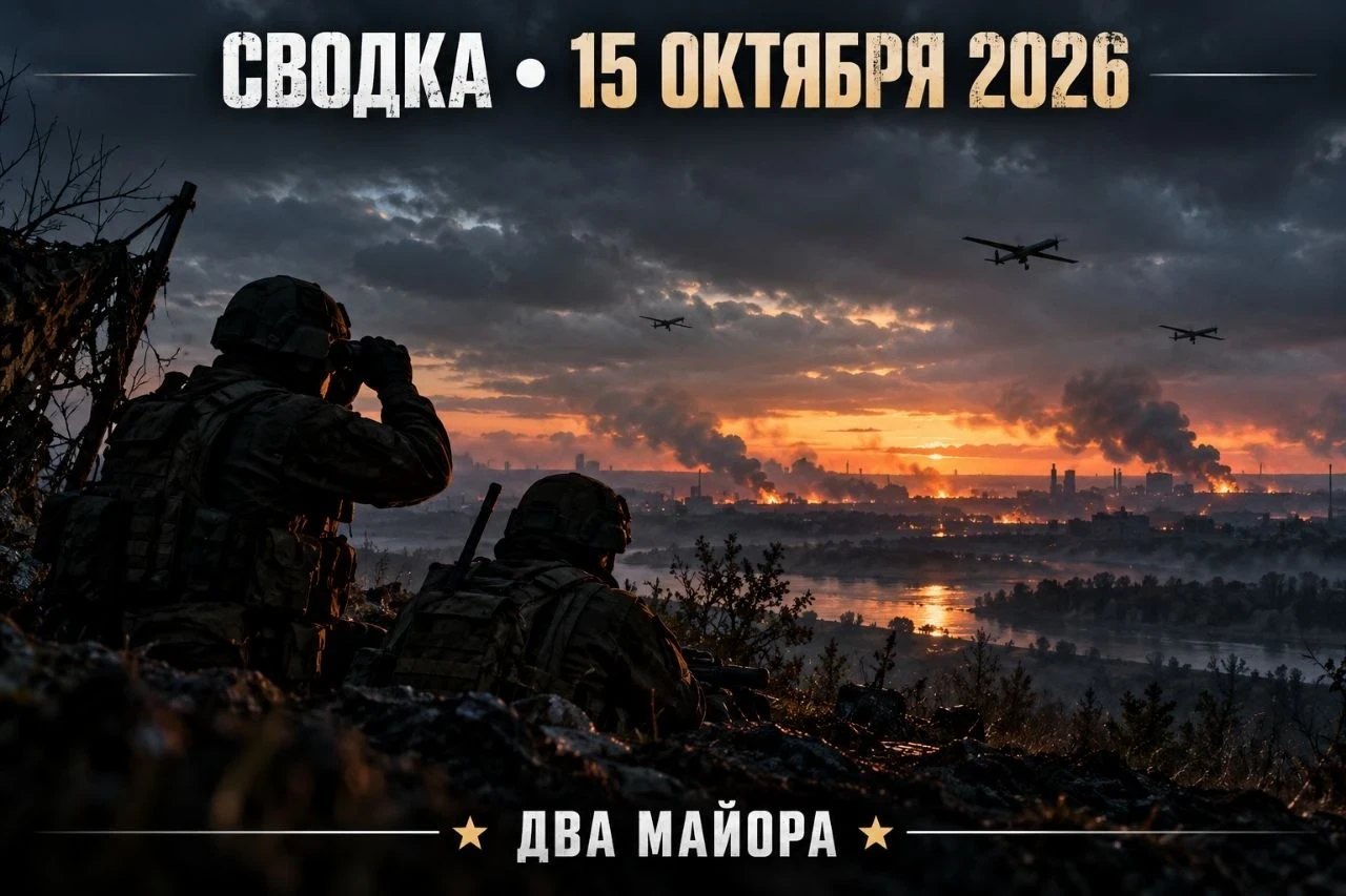 Два майора: #Сводка на утро 15 октября 2026 года