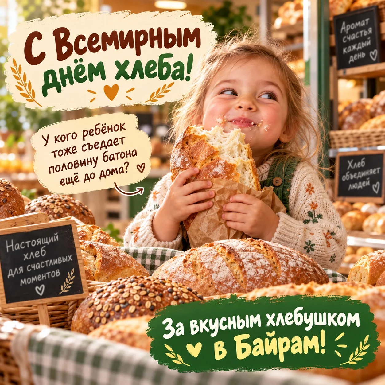 Свежий, ароматный, с хрустящей корочкой… Ну как тут удержаться? 😍