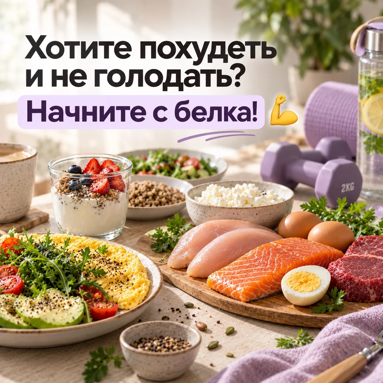 Когда мы хотим похудеть, обычно сразу начинаем убирать сладкое, мучное, сокращать порци...