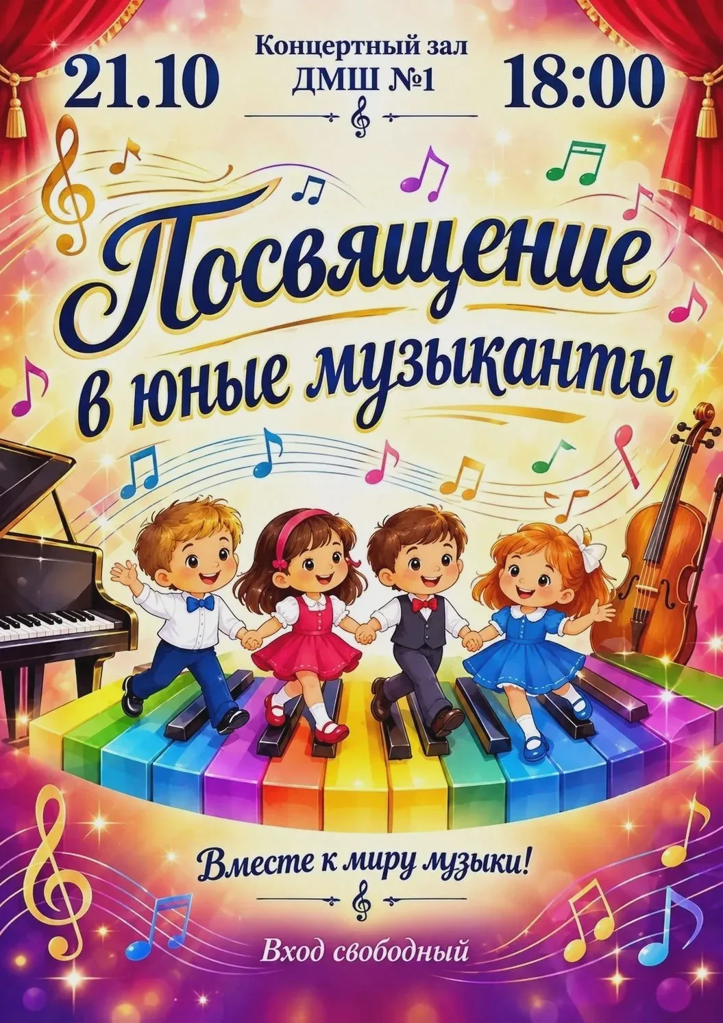 Первокурсники ДМШ №1 покажут первые работы