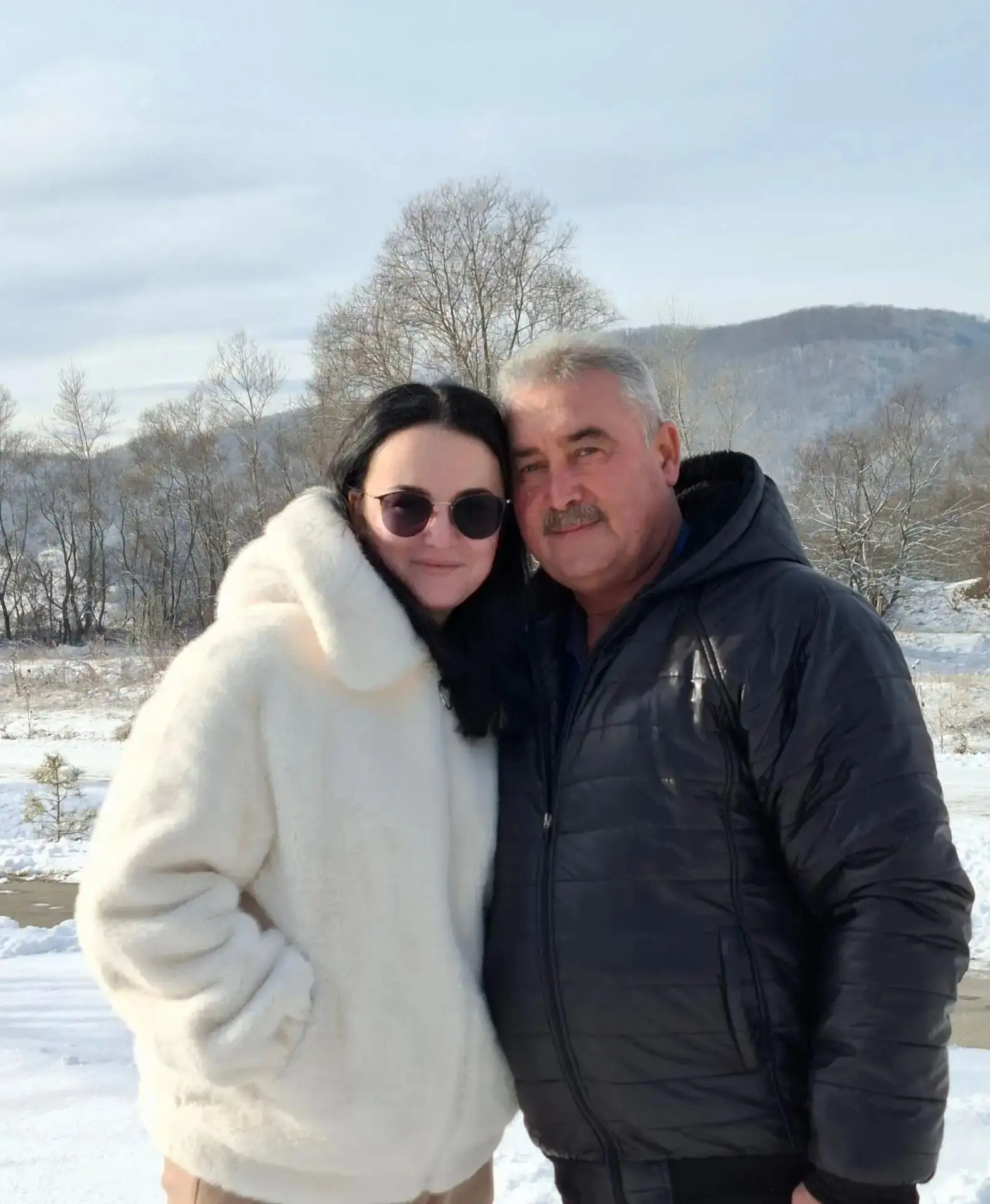 Участник фотоакции Сергей Протченко с дочерью Марией из Шедка
