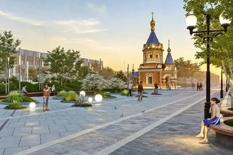 На фото — проект благоустройства улицы Андропова 🌲