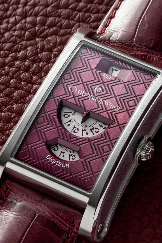 Chronoswiss выпустил свой бесстрелочник Neo Digiteur в версии Al Sadu. Это лимитка (15 ...