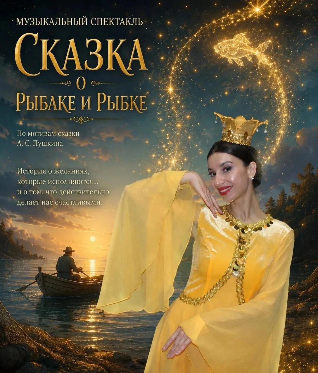 Премьера музыкального спектакля «Сказка о рыбаке и рыбке» 🎶
