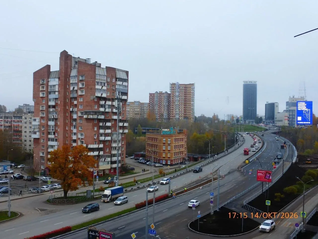 Среднюю дамбу откроют полностью 18 октября 🚗
