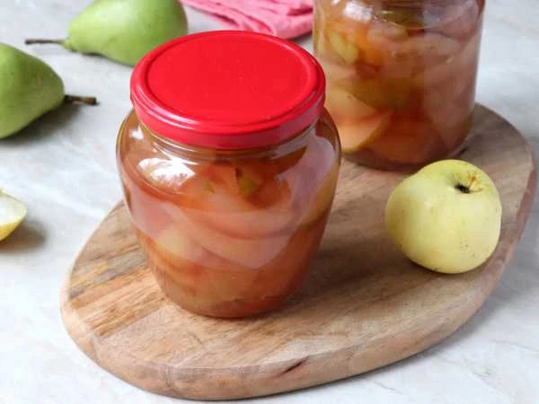 🍐 Варенье из груш и яблок дольками