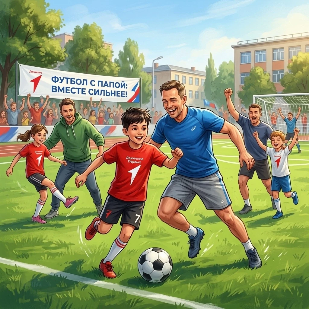 🎉 День пап — время для крутых эмоций и командного духа! 🎉