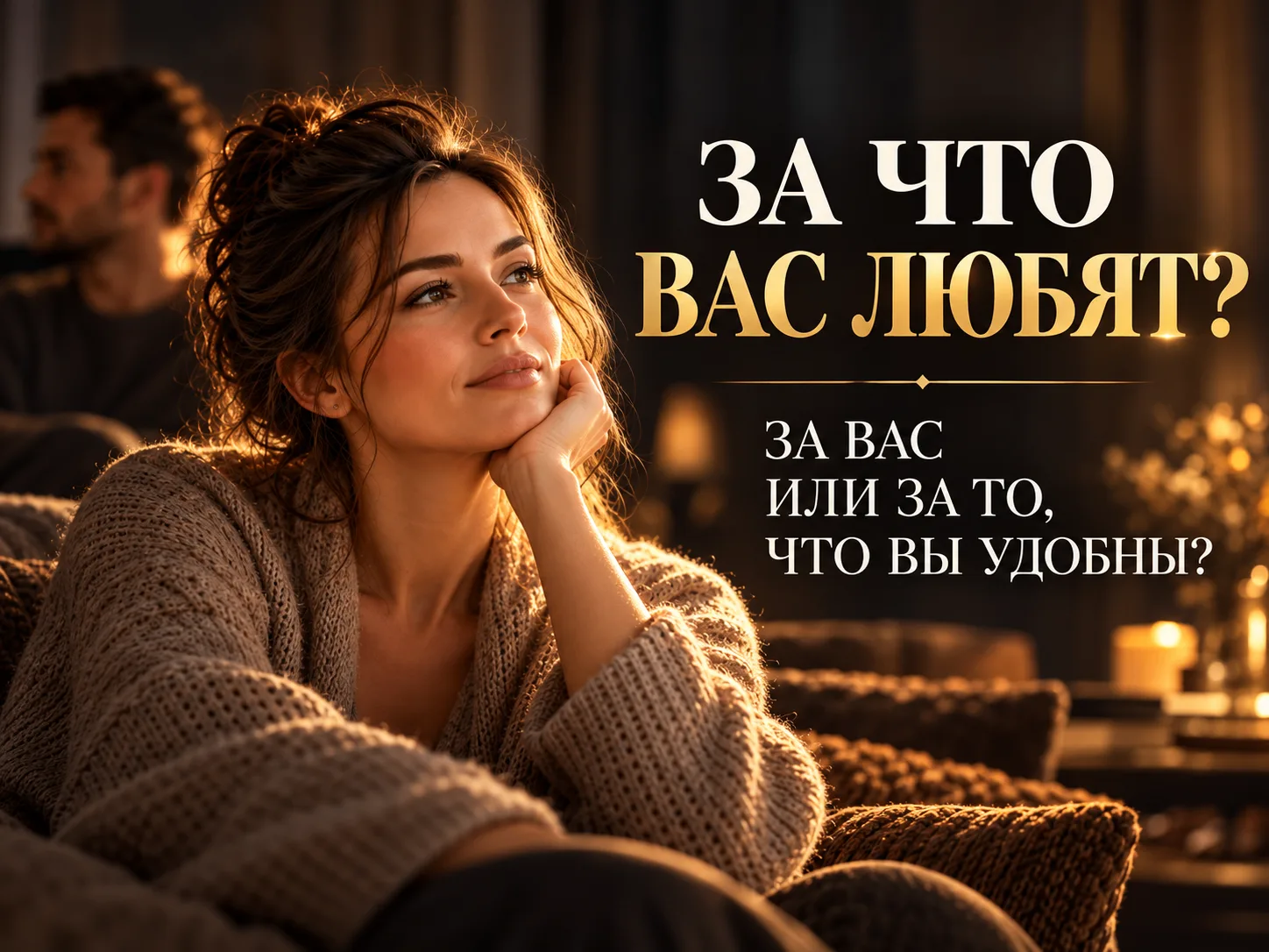 ЗА ЧТО ВАС ЛЮБЯТ — ЗА ВАС ИЛИ ЗА ТО, ЧТО ВЫ УДОБНЫ?
