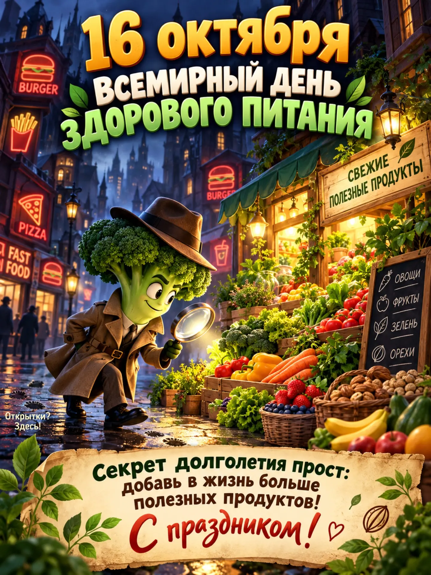 16 октября – Всемирный день здорового питания 🥦