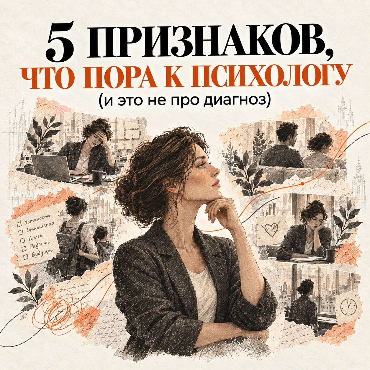 5 признаков, что пора к психологу