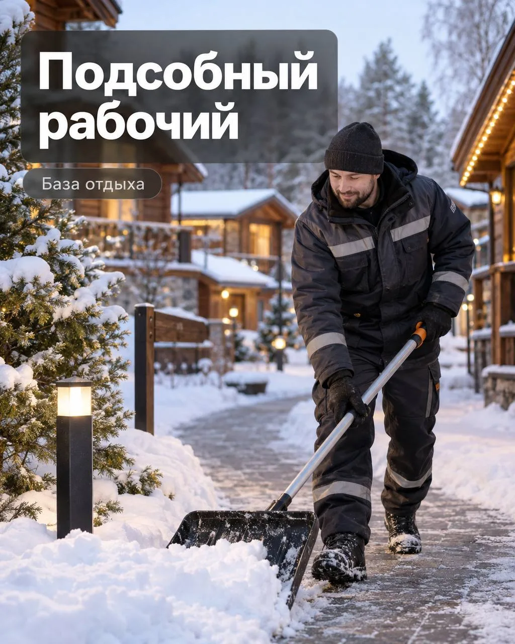ПОДСОБНЫЙ РАБОЧИЙ НА БАЗУ ОТДЫХА