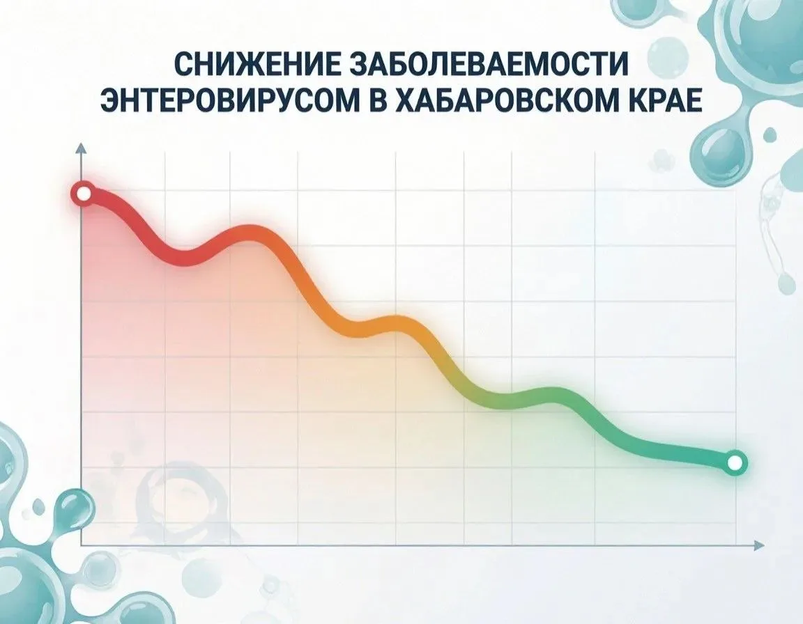 В Хабаровском крае снижается заболеваемость энтеровирусом, общая инфекционная заболевае...