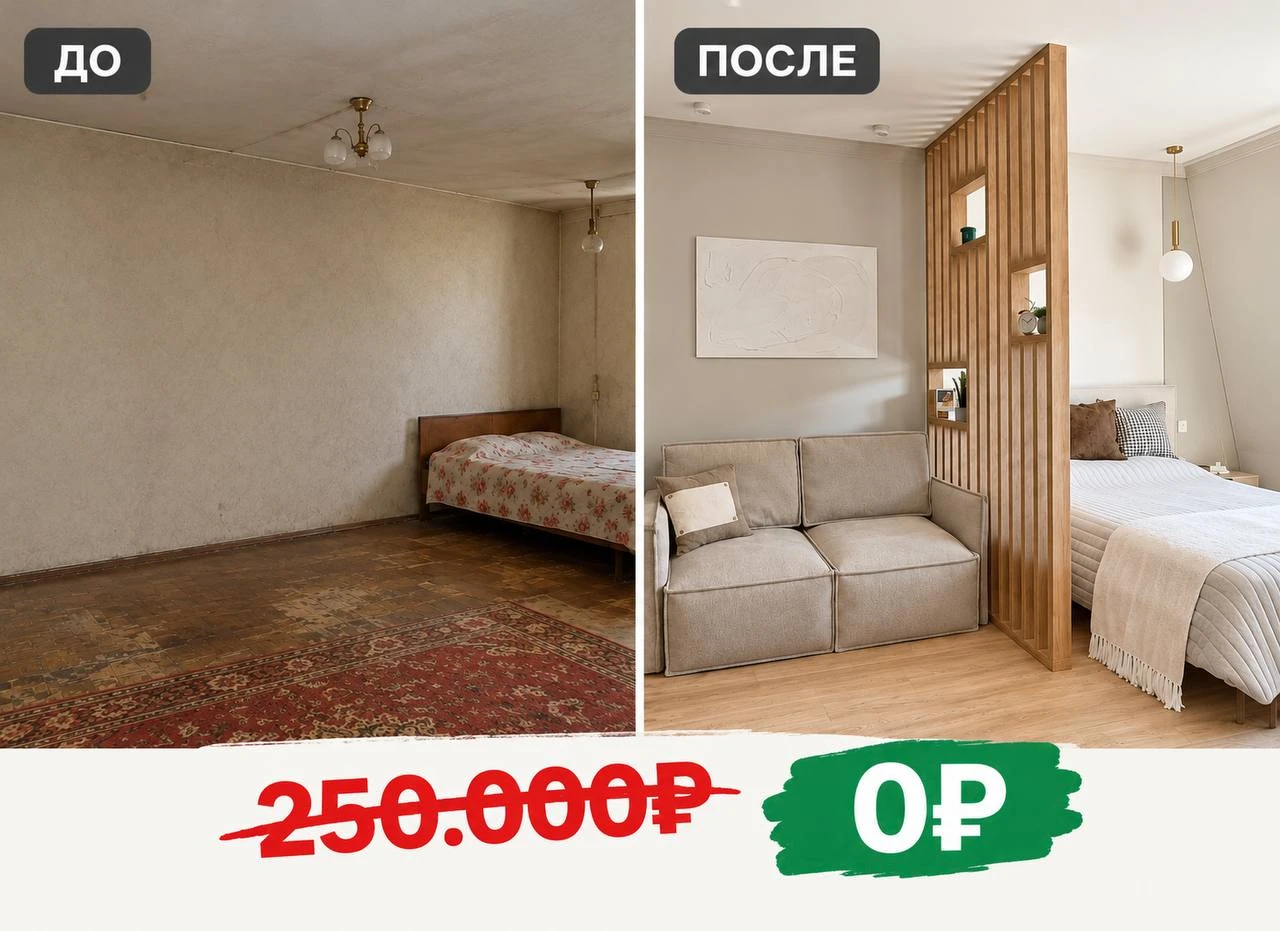 😳 Дизайнер хотел 250.000₽ за перепланировку. Я сделала сама за 0₽