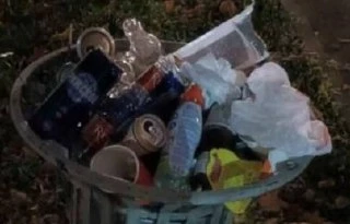🗑 Во дворе на Говорова мусорки переполнены