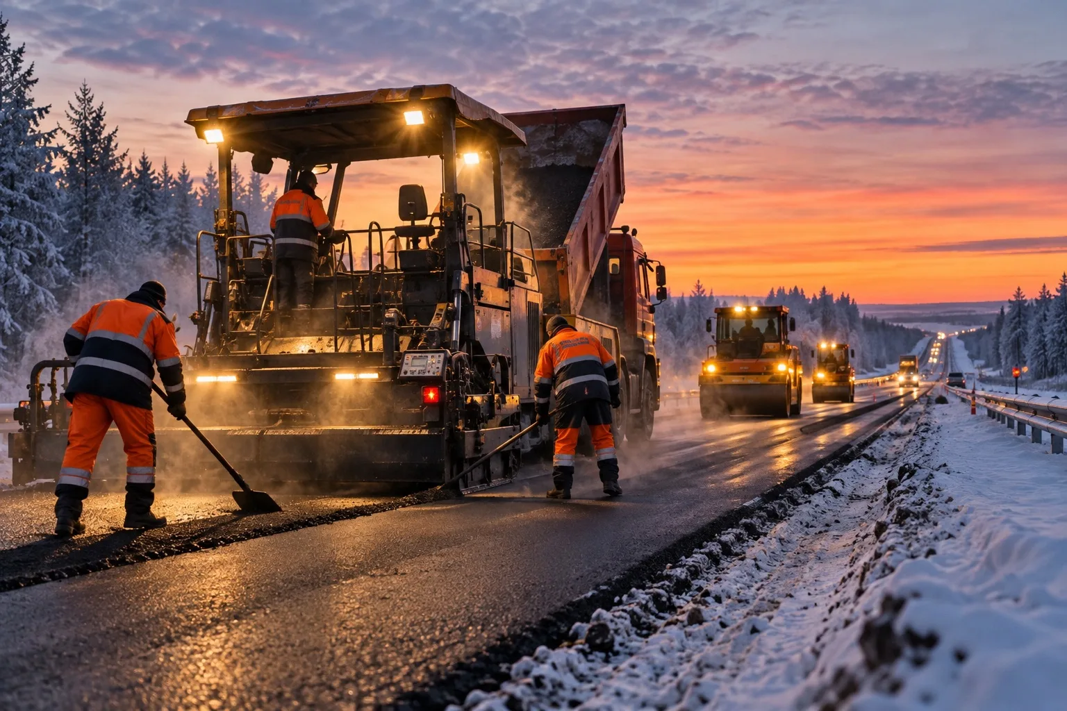 ❄️В Тюменской области готовят к зиме более 8 600 км дорог