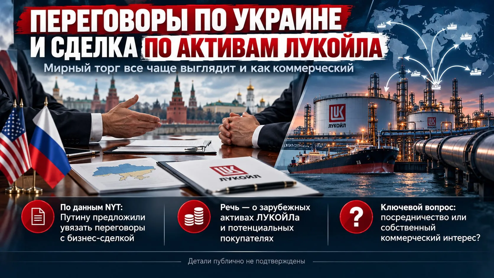 Переговоры по Украине и сделка по активам Лукойла